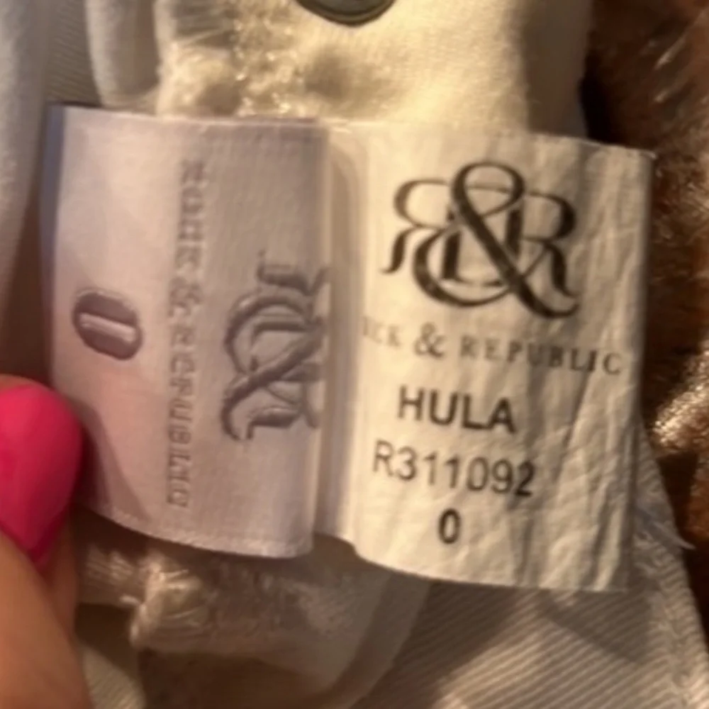 Roc& Republic Hula White Jean Shorts